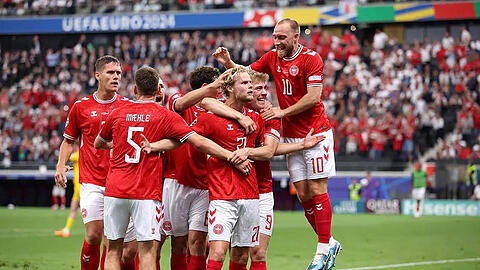Dänemark trifft im EM-Achtelfinale auf Deutschland.