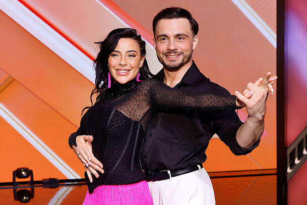 Leyla Lahouar und Profitänzer Sergiu Maruster bilden 2025 ein "Let's Dance"-Paar. Leyla Lahouar und Profitänzer Sergiu Maruster bilden 2025 ein "Let's Dance"-Paar.
