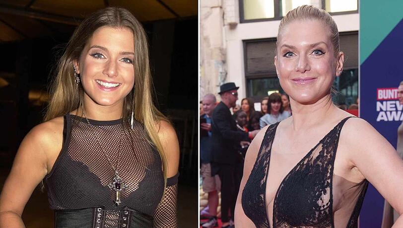 Über die Jahre scheint sich Jeanette Biedermann (links 2001, rechts 2024) kaum verändert zu haben. Über die Jahre scheint sich Jeanette Biedermann (links 2001, rechts 2024) kaum verändert zu haben.