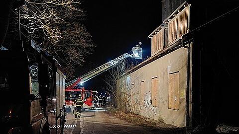 In dem denkmalgeschützten Kieswerk in München-Perlach hat es gebrannt.