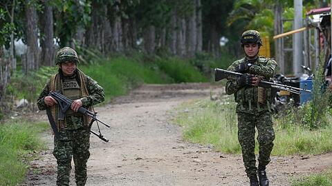 Hinter dem Angriff dürfte eine Splittergruppe der Farc-Rebellen stecken. (Archivbild)