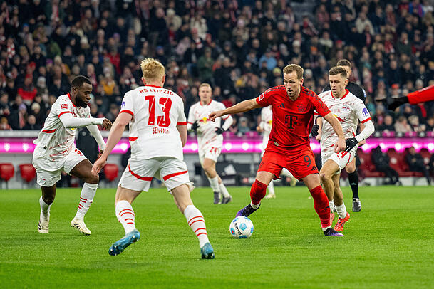 Direkt wieder ein Faktor für den FC Bayern: Harry Kane. Direkt wieder ein Faktor für den FC Bayern: Harry Kane.