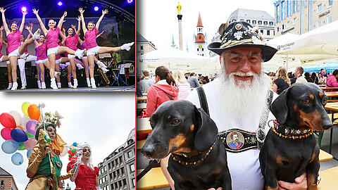 München feierte am Samstag seinen 856. Geburtstag. Auch am Sonntag gehen die Feierlichkeiten in der Innenstadt weiter. Die Bilder vom Stadtgründungsfest!